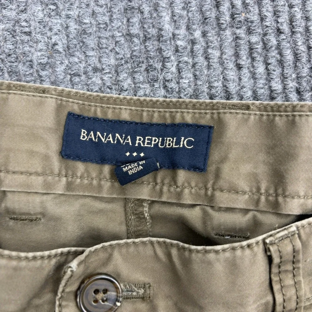 Banana Republic Cargo Pants Mens 36x34 Brown Cotton Utility‎ Gorpcore Outdoor